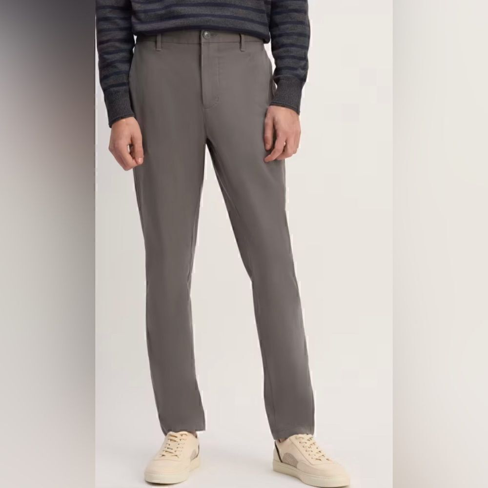 NWT Everlane The Performance Chino Uniform Slim Fit in Slate Gray Size 33 X 32